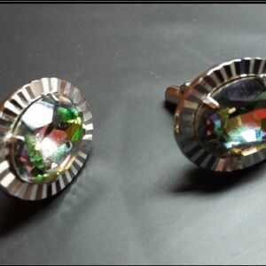 Rare Vintage Rainbow
Rhinestone Cufflinks